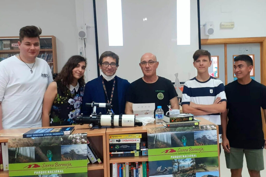 Charla de Pablo Aragón en el IES Monterroso de Estepona