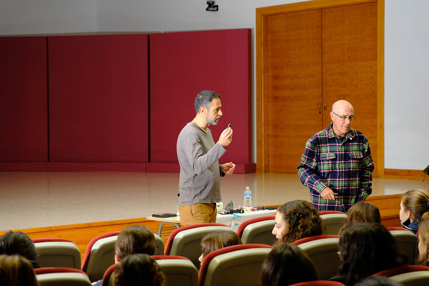 Charla de astronomía en el colegio San José (Estepona)