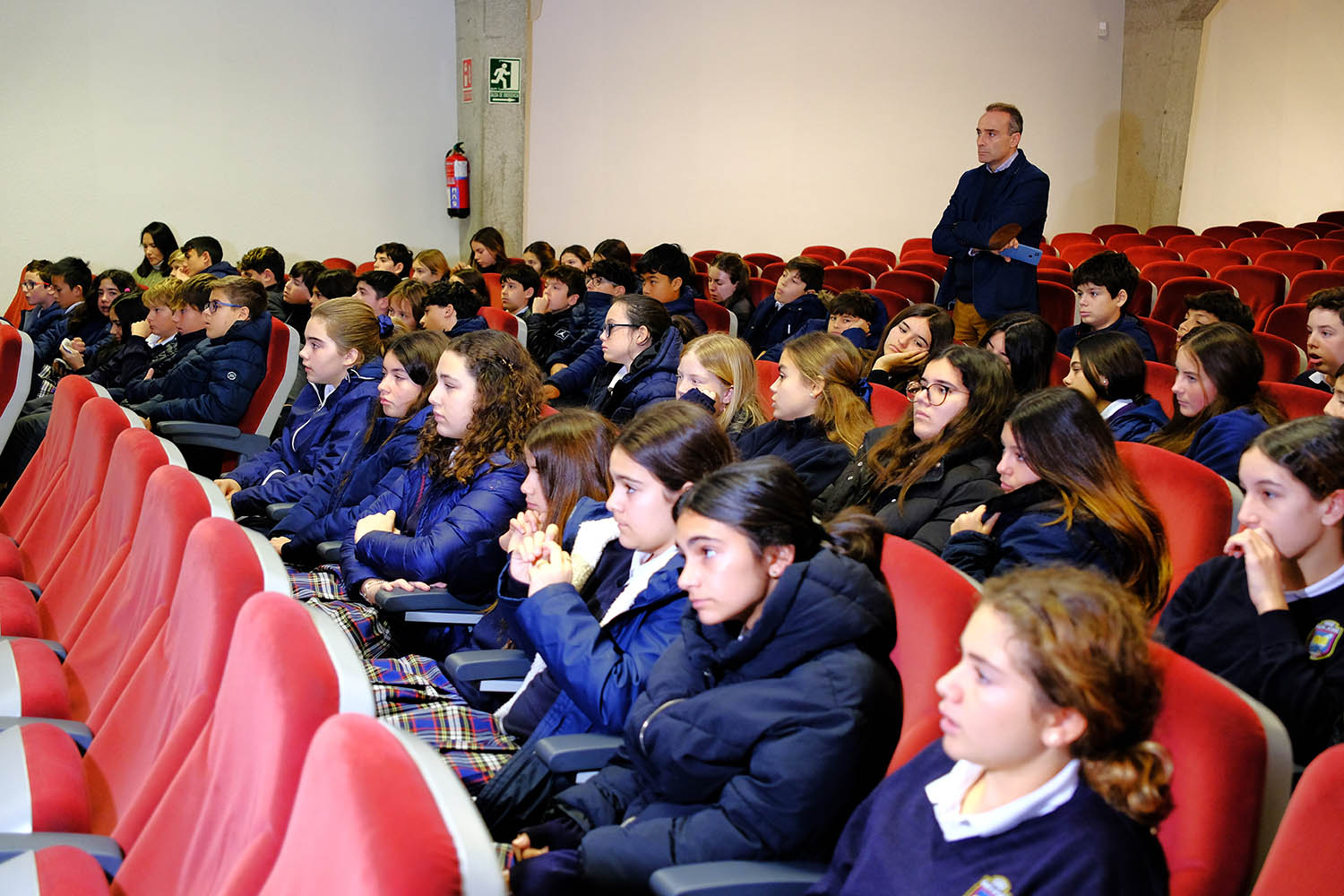 Charla de astronomía en el colegio San José (Estepona)