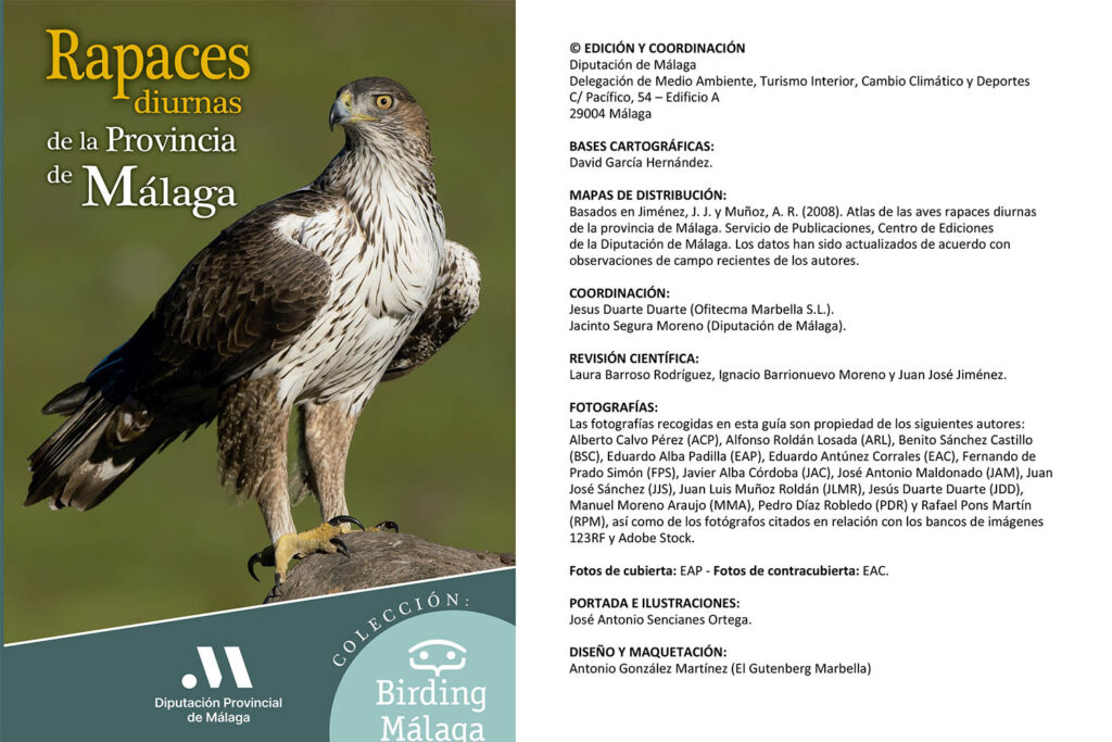 Publicada la "guía de rapaces diurnas de la provincia de Málaga"