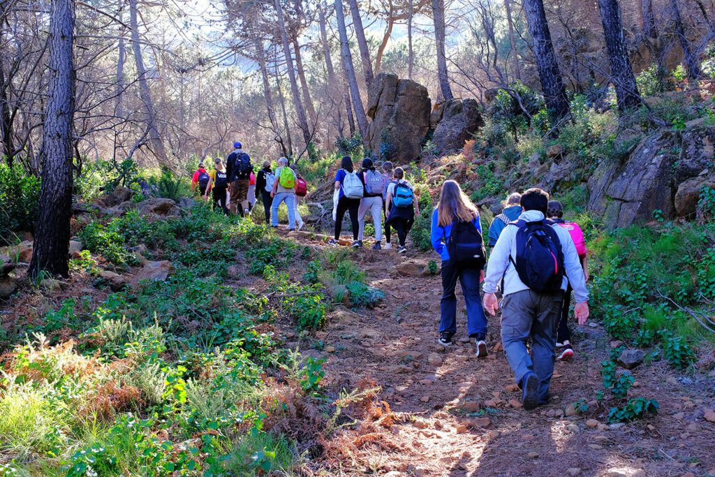 Excursión de Grunsber a Sierra Bermeja con el Liceo Francés