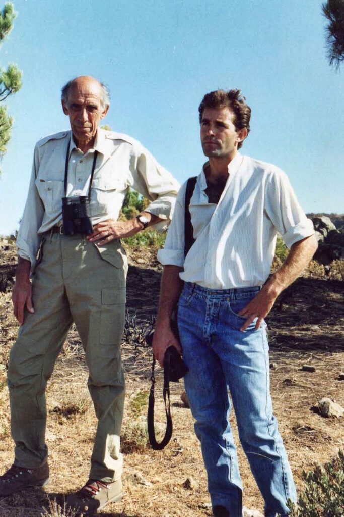 Julián de Zulueta y Juan Terroba (La Fuenfría, julio de 1991)