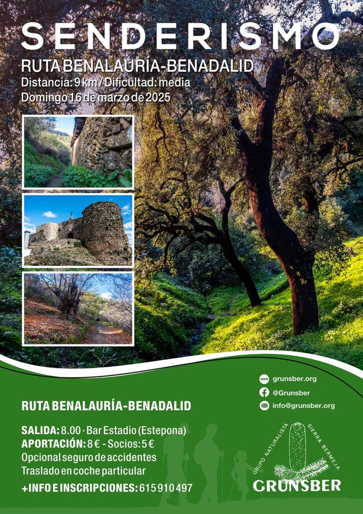 Excursión Benalauría-Benadalid-Benalauría