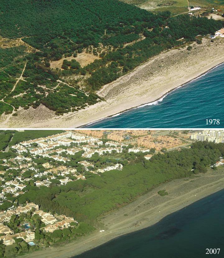 Comparativa de las Dunas del Saladillo 1978-2007