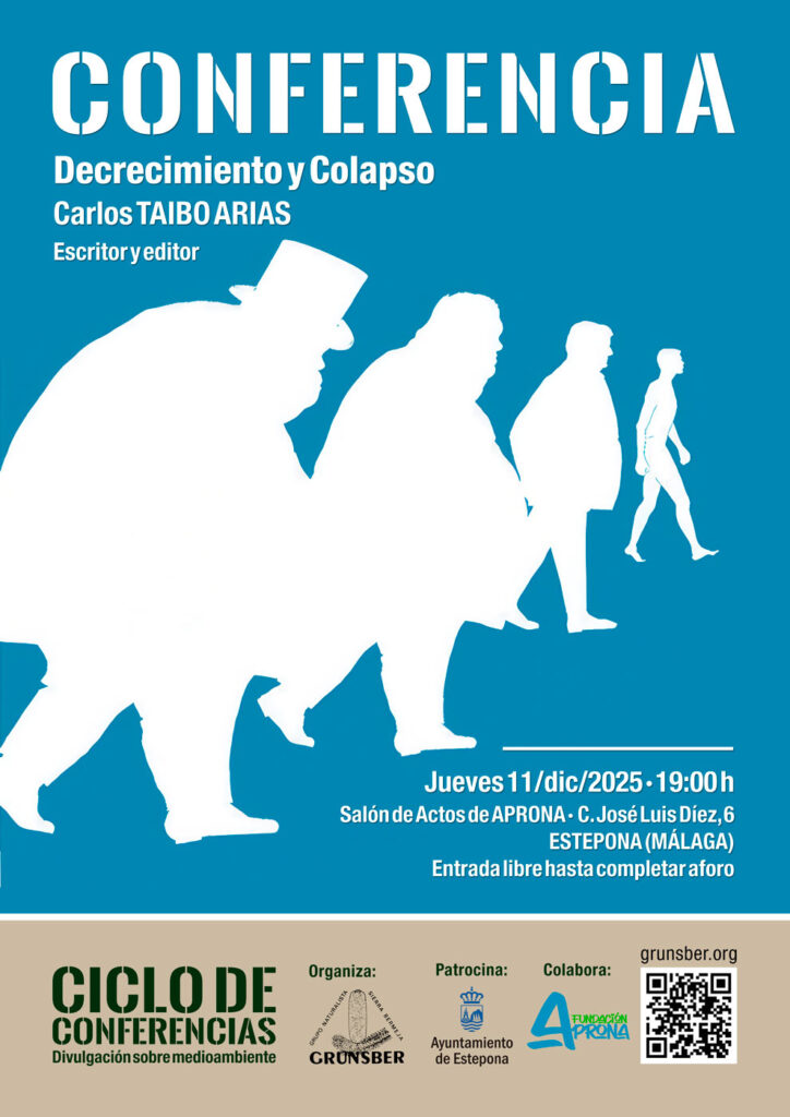 Conferencia 'Decrecimiento y colapso', por Carlos Taibo Arias