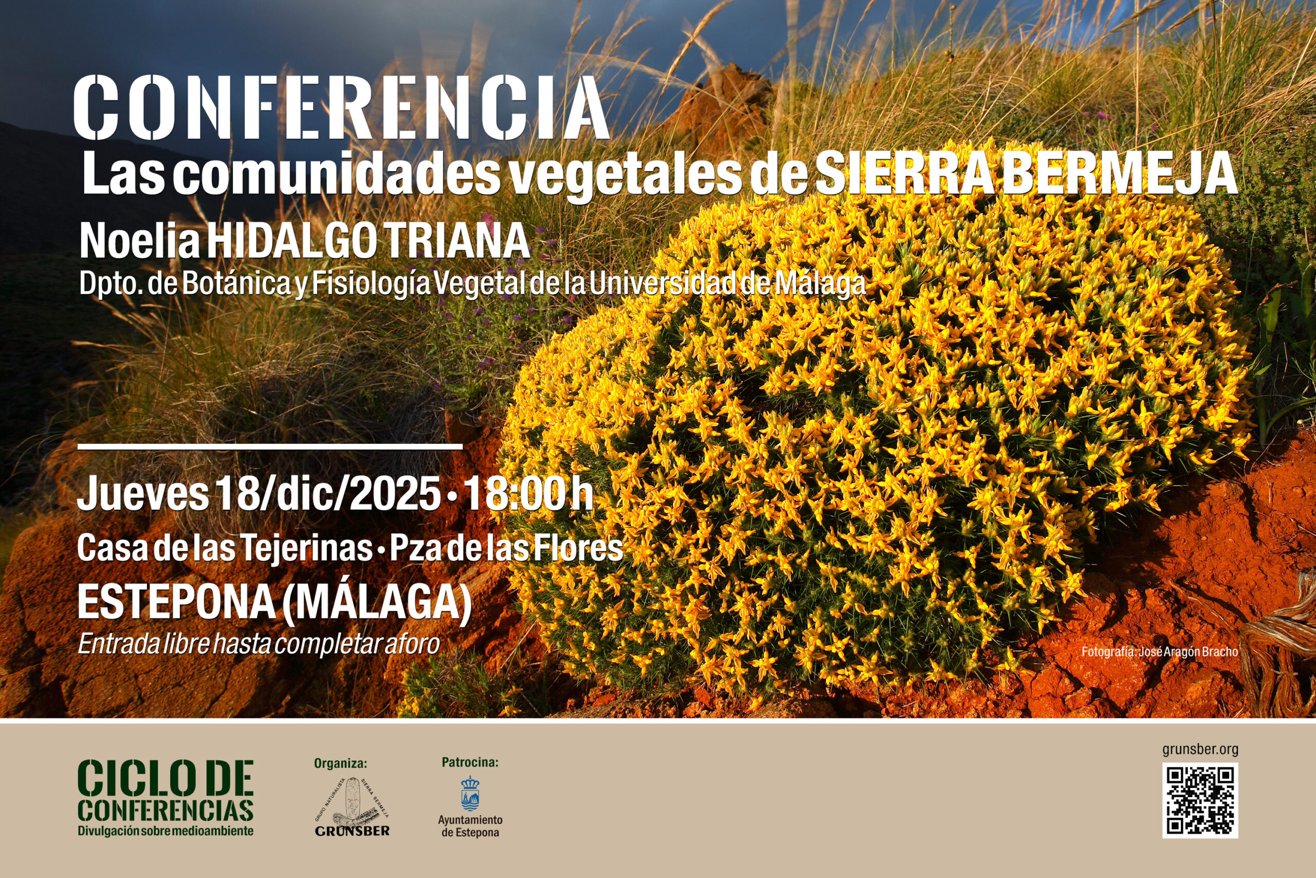 Conferencia 'Las comunidades vegetales de Sierra Bermeja', por Noelia Hidalgo Triana