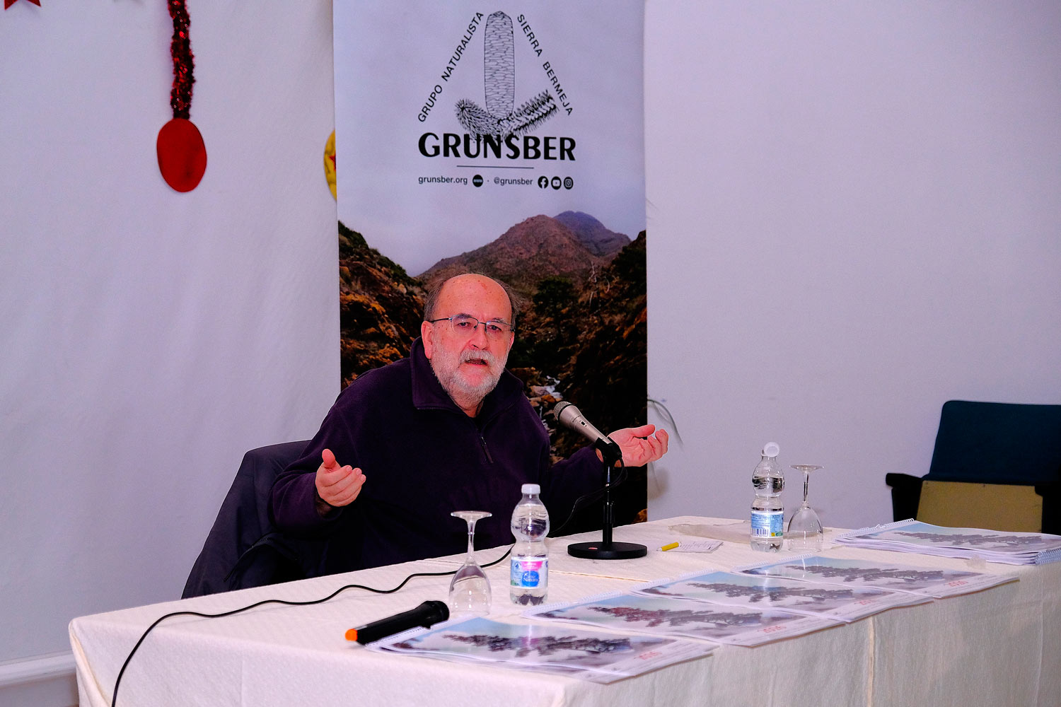 Conferencia 'Decrecimiento y colapso', por Carlos Taibo Arias (Fotografía: Antonio Muñoz Vilches)